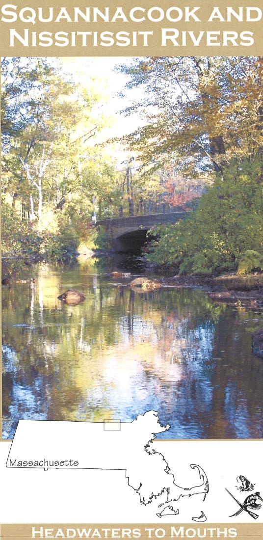 Cover of Squannacook and Nissitissit Rivers Fishing Map by Wilderness Adventures Press