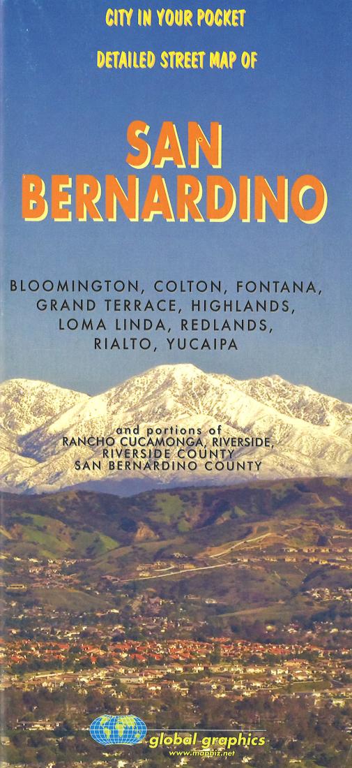 Cover of San Bernardino City Map by Global Graphics