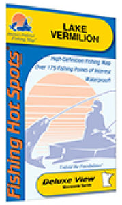 Lake Vermilion Fishing Map by Fishing Hot Spots