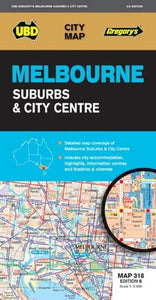 Melbourne, Australia Suburbs and City Center by Universal Publishers Pty Ltd