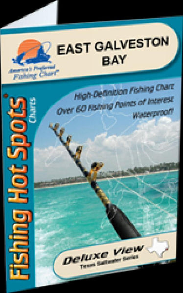 Cover of East Galveston Bay Fishing Map by Fishing Hot Spots
