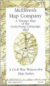 Gettysburg Battlefield by McElfresh Map Co.