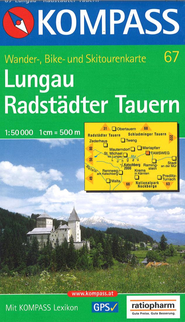 Cover of Villacher Alpe Unterdrautal Hiking Map By Kompass