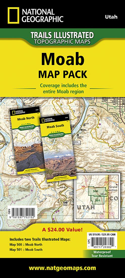 Moab : map pack by National Geographic