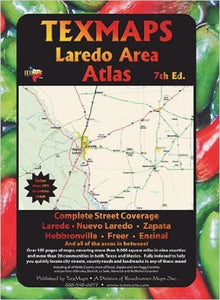 Laredo, Texas Area Atlas by Texmaps