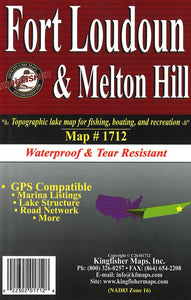 Fort Loudon/Melton Hill Lake Map by Kingfisher Maps, Inc.