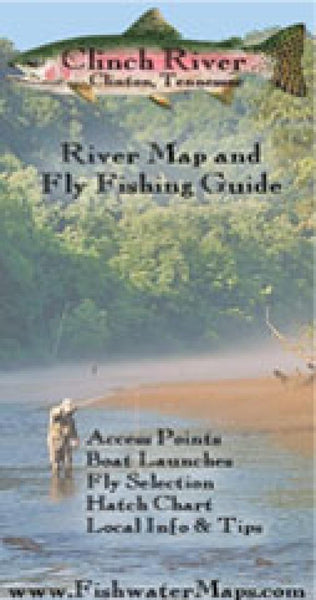 Cover of Clinch River Map and Fly Fishing Guide by Fishwater Maps