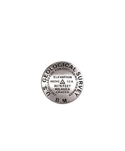 Kilauea, Volcanoes National Park, Hawaii Lapel Pin by Geo-Situ