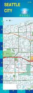 Seattle, Washington, Pearl Map, laminated by GM Johnson