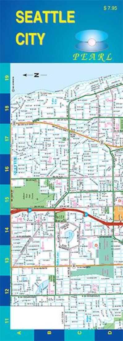 Cover of Seattle, Washington, Pearl Map, laminated by GM Johnson