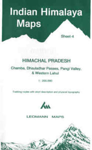 Indian Himalaya, Himchal Pradesh sheet 4 - Chamba, Dhauladhar Passes, Pangi Valley & Western Lahul by West Col Productions