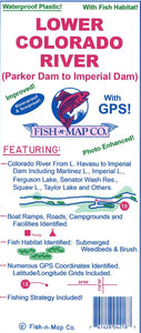 Lower Colorado River (Parker Dam to Yuma) by Fish-n-Map Company
