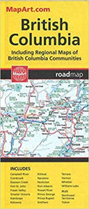 British Columbia Road Map by Canadian Cartographics Corporation