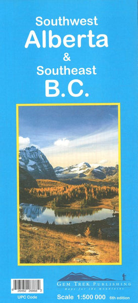 Cover of Alberta, Southwest and British Columbia, Southeast Road Map 