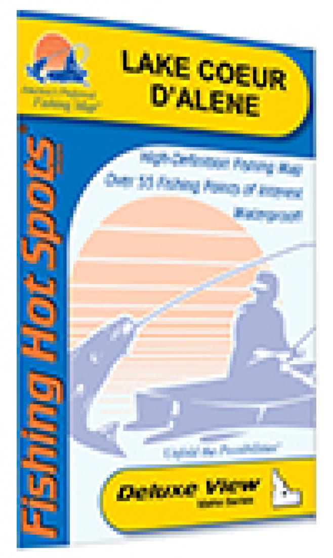 Cover of Lake Coeur D Alene Fishing Map by Fishing Hot Spots