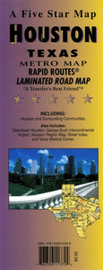 Houston, Texas (Metro) Rapid Routes by Five Star Maps, Inc.