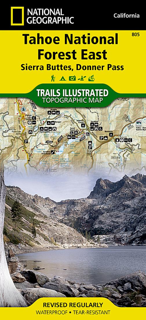 Tahoe National Forest east : Sierra Buttes, Donner Pass by National Geographic