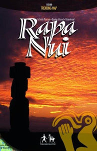 Rapa Nui / Easter Island : Travel and Trekking Map by Trekking Chile