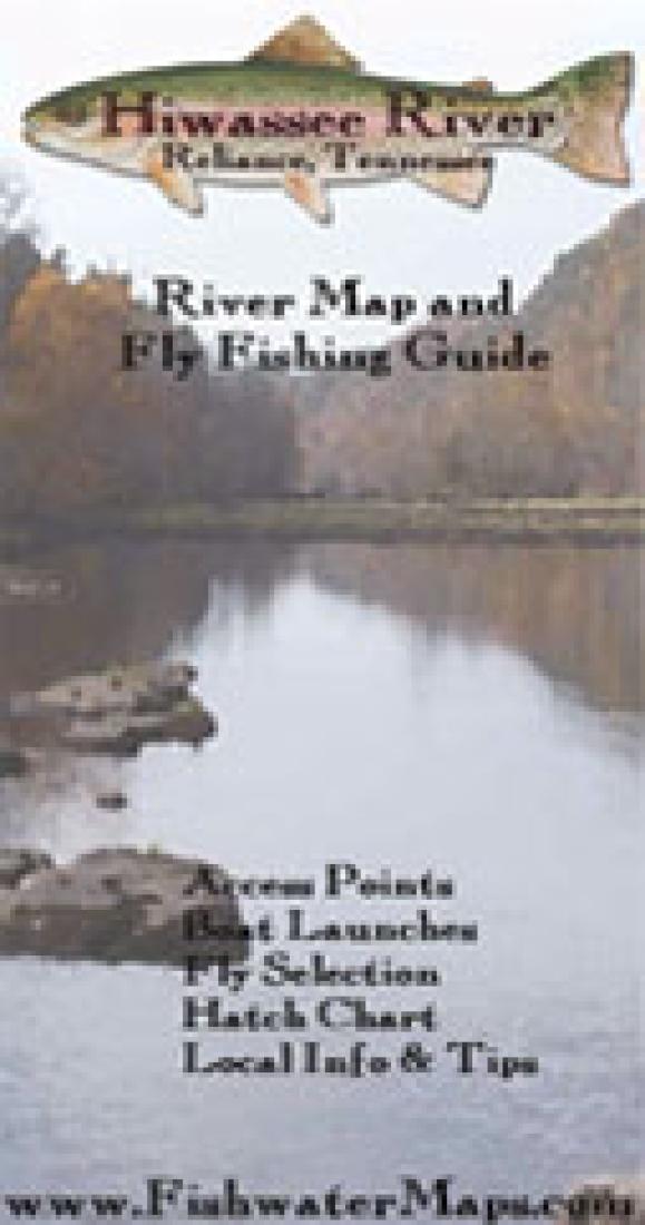 Cover of Hiawassee River TN River Map and Fly Fishing Guide by Fishwater Maps