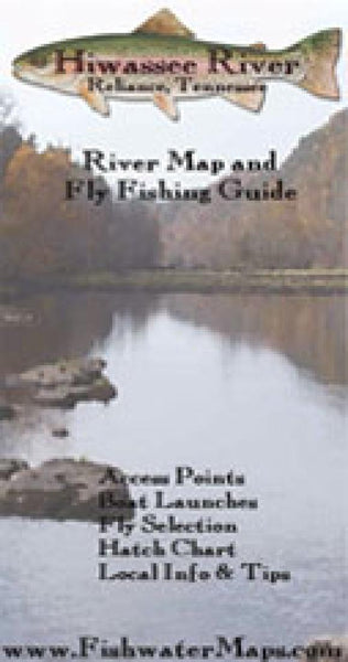 Cover of Hiawassee River TN River Map and Fly Fishing Guide by Fishwater Maps
