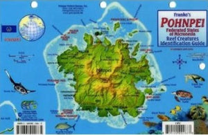 Pohnpei, Federated States of Micronesia, Reef Creatures Map & Identification Guide by Frankos Maps Ltd.