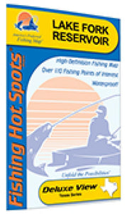 Fork Reservoir Fishing Map by Fishing Hot Spots