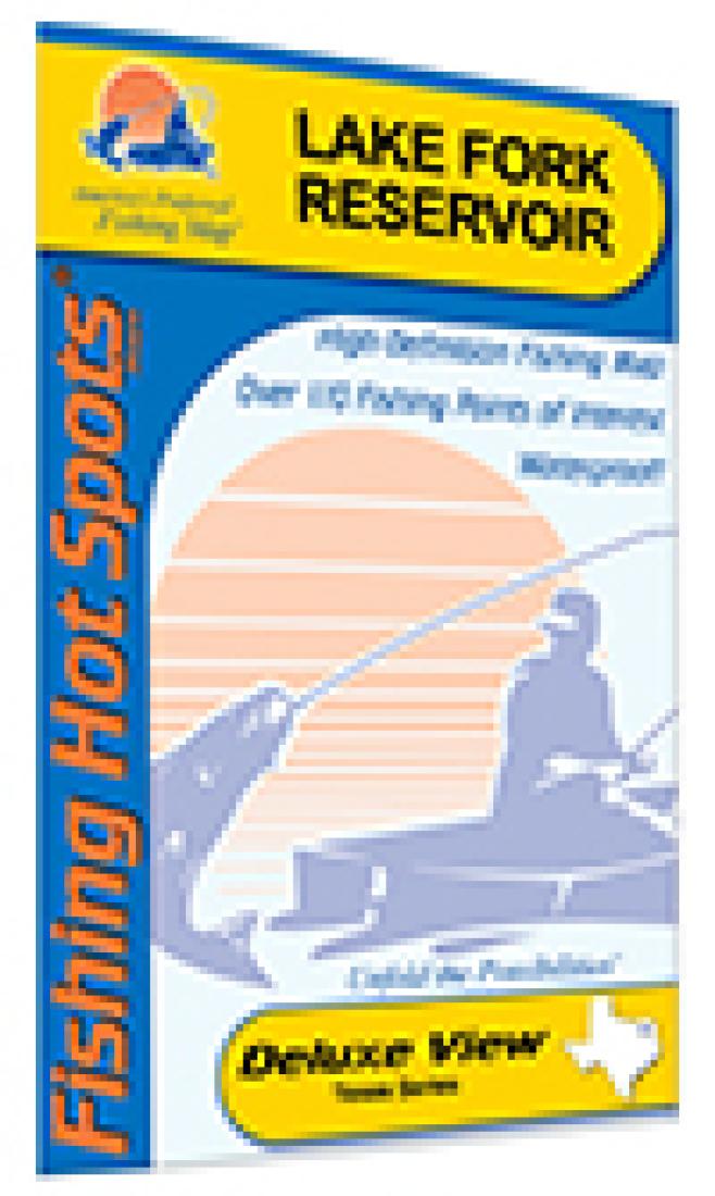 Cover of Fork Reservoir Fishing Map by Fishing Hot Spots