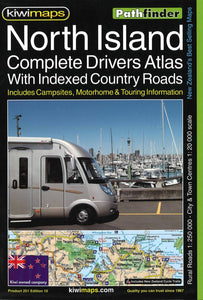 North Island, New Zealand, Drivers' Atlas by Kiwi Maps