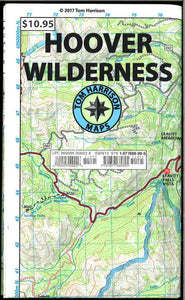 Hoover Wilderness, California Trail Map by Tom Harrison Maps