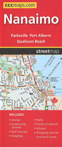 Nanaimo Road Map by Canadian Cartographics Corporation