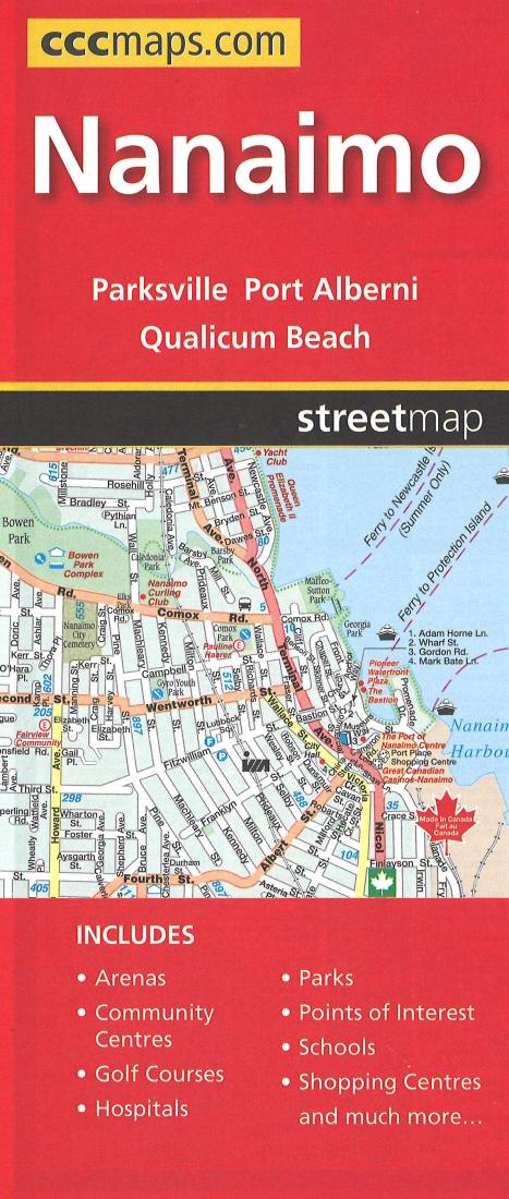 Cover of Nanaimo Road Map 