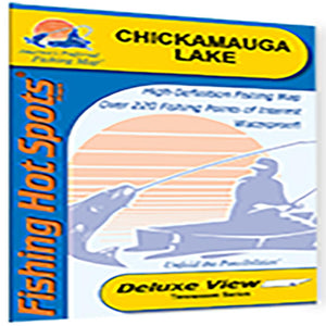 Chickamauga Lake Fishing Map by Fishing Hot Spots