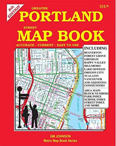 Greater Portland Street Map by GM Johnson
