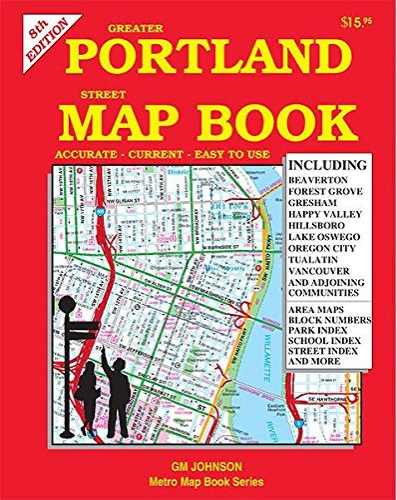 Cover of Greater Portland Street Map by GM Johnson