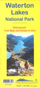 Waterton Lakes National Park, Alberta and British Columbia Trail Map and Guide (waterproof) by Gem Trek