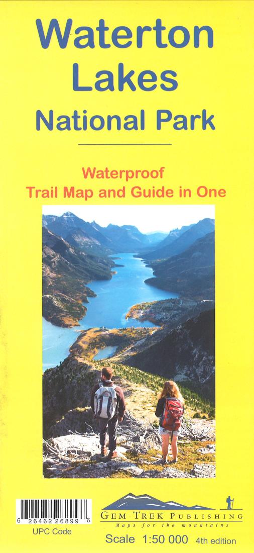 Cover of Waterton Lakes National Park, Alberta and British Columbia Trail Map and Guide  