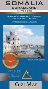 Somalia Geographical Map by GiziMap