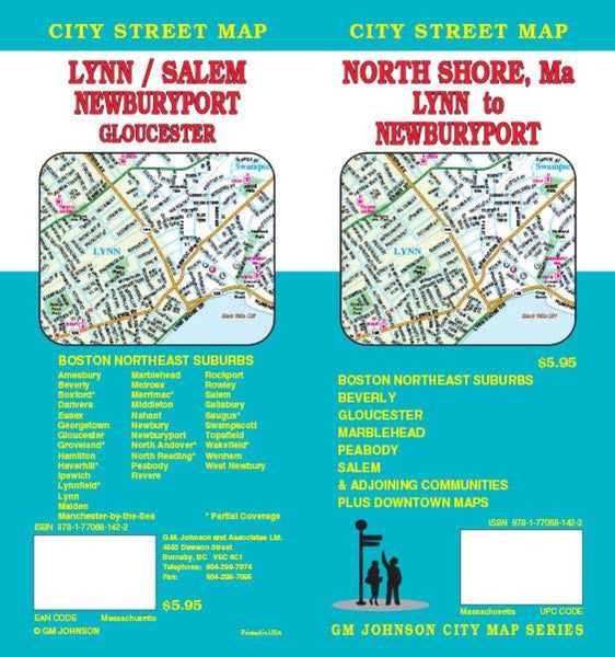 Cover of North Shore, Massachusetts - Lynn to Newburyport by GM Johnson