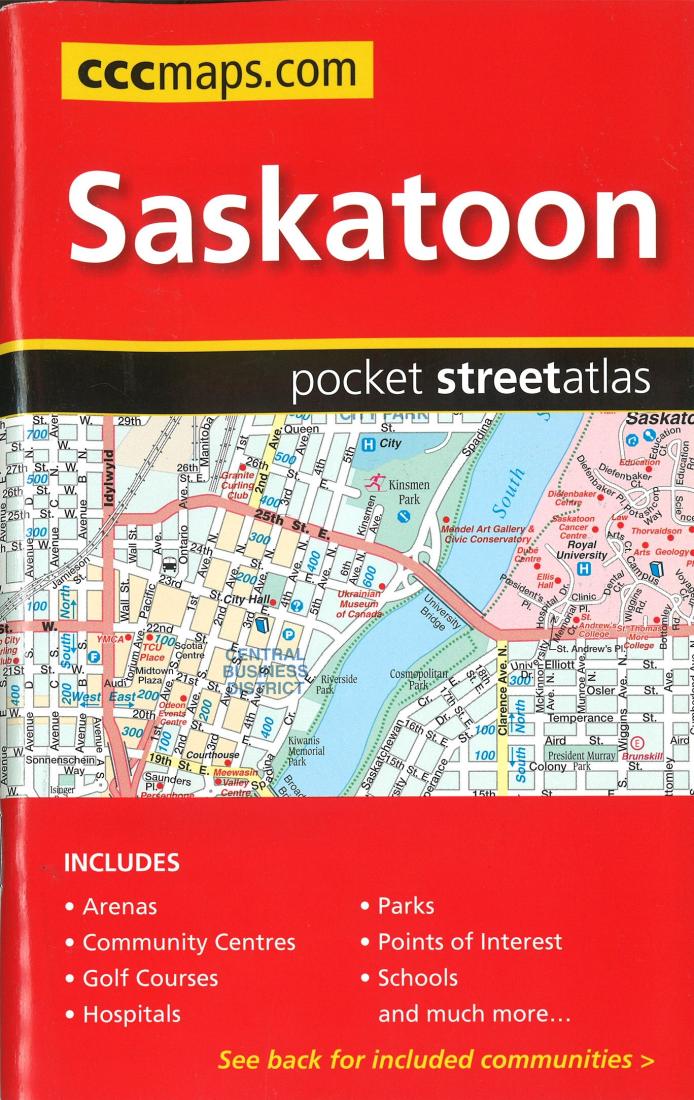 Cover of Saskatoon SK, Pocket Street Atlas 