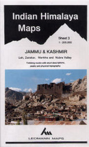 Indian Himalaya, Jammu & Kashmir sheet 3 - Nubra Valley, Leh, Zanskar by West Col Productions