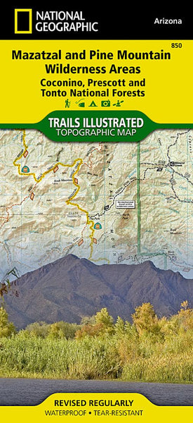 Mazatzal and Pine Mountain Wilderness areas : Coconino, Prescott, and Tonto National Forests by National Geographic