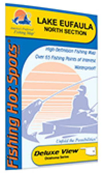 Cover of Lake Eufaula North Fishing Map by Fishing Hot Spots