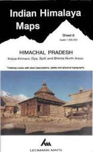 Indian Himalaya, Himachal Pradesh sheet 6 - Kalpa-Kinnaur, Spiti, Simia by West Col Productions
