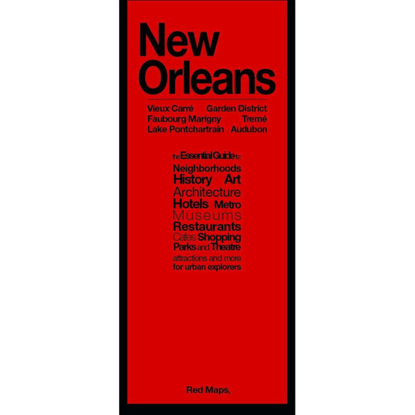 Cover of New Orleans, LA: French Quarter, Downtown, Garden District, City Park, Audubon, Uptown, Marigny by Red Maps