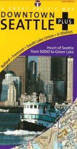 Seattle, Downtown, Washington by Great Pacific Recreation & Travel Maps