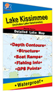 Lake Kissimmee Fishing Map by Fishing Hot Spots