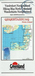 Qeqertarsuaq (south point of Disko Island) Hiking Map by Greenland Tourism