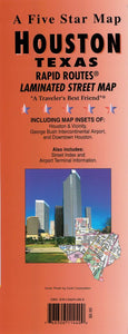 Houston, Texas Rapid Routes by Five Star Maps, Inc.