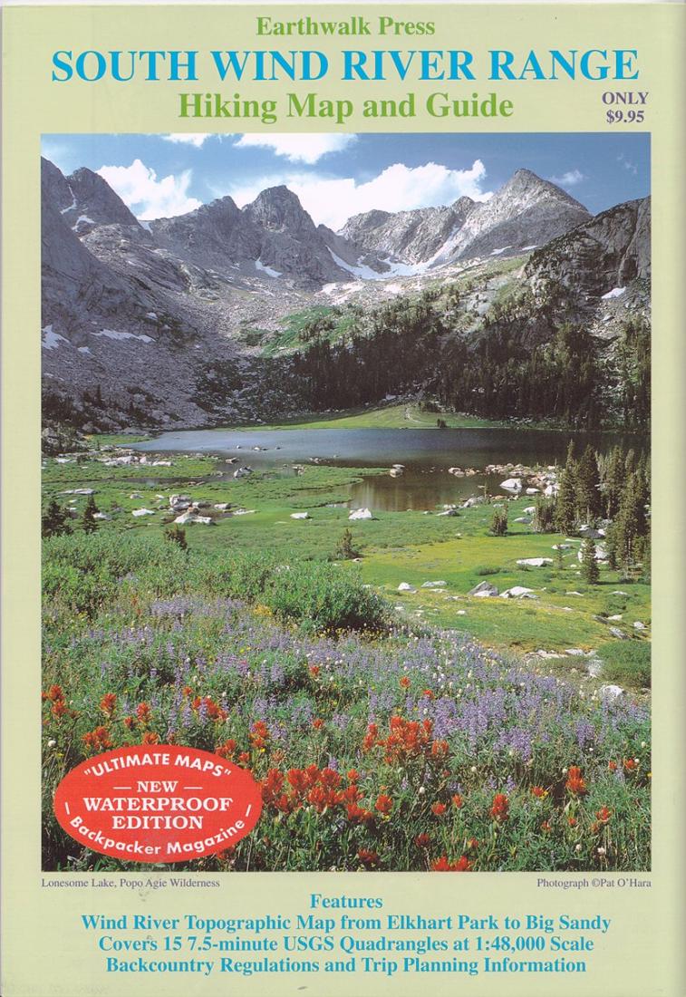 Cover of Wind River Range, Wyoming, Southern  Hiking Map & Guide