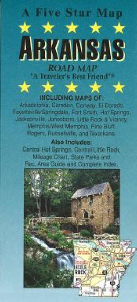 Cover of Arkansas by Five Star Maps, Inc.